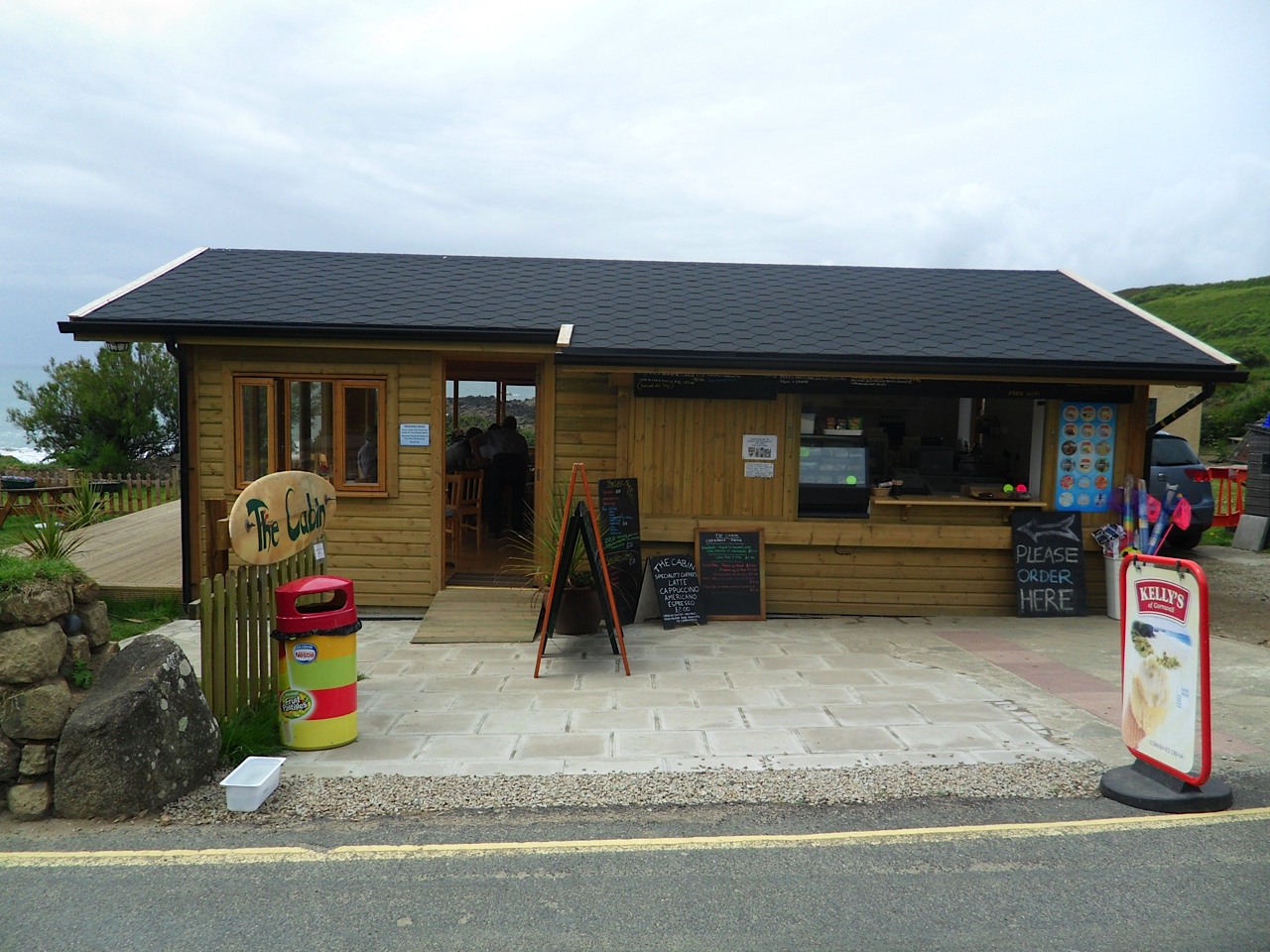 The Cabin Cafe, Perranuthnoe, Penzance, Cornwall
