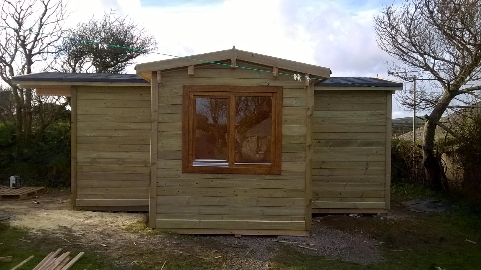 Bespoke 6m x 4.1m insulated cabin — Penzance, Cornwall.