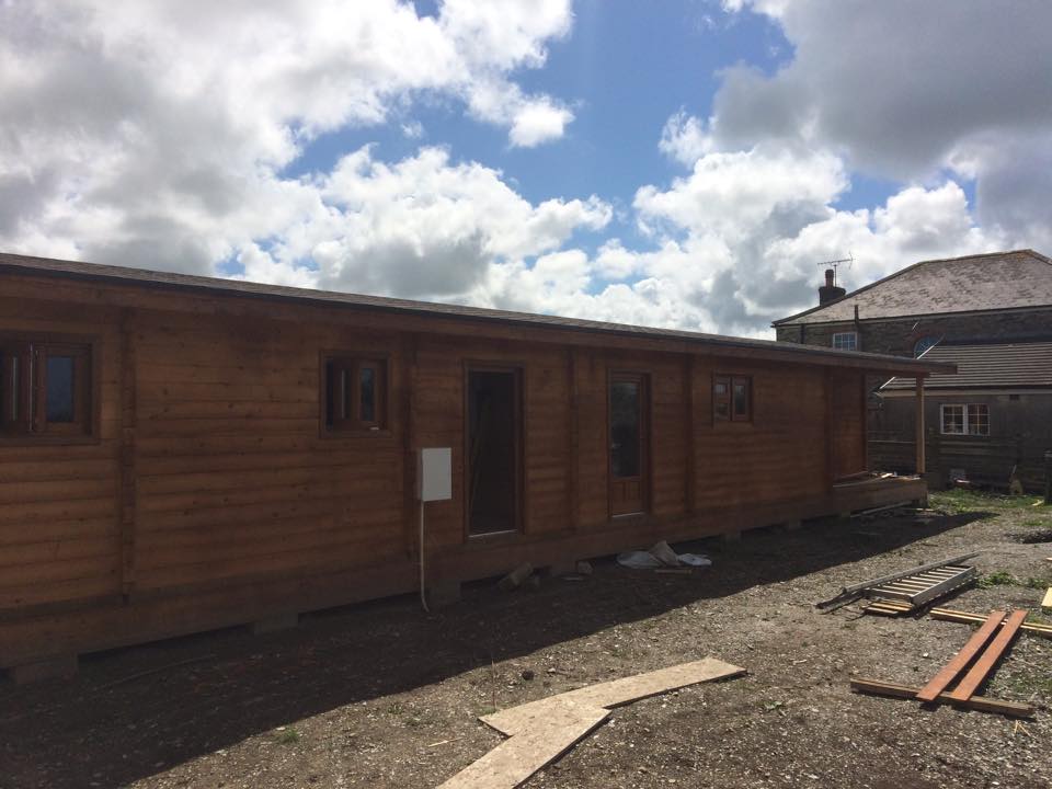 20m x 6.8m mobile unit, St Issey, Cornwall